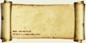 Velislava Jevremović vizit kartica